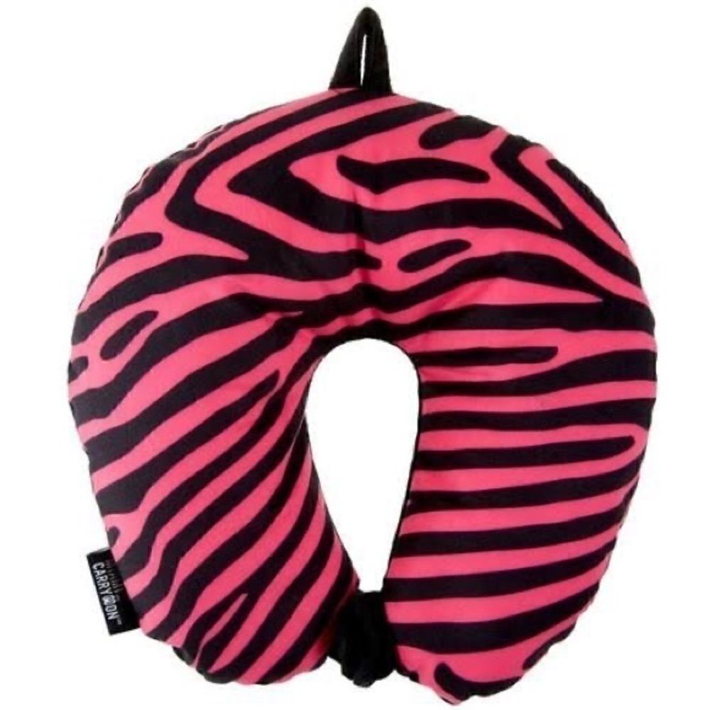 MIAMI CARRY ON Extra Soft Microbeads Neck Pillow Zebra Travel Neck Pillow